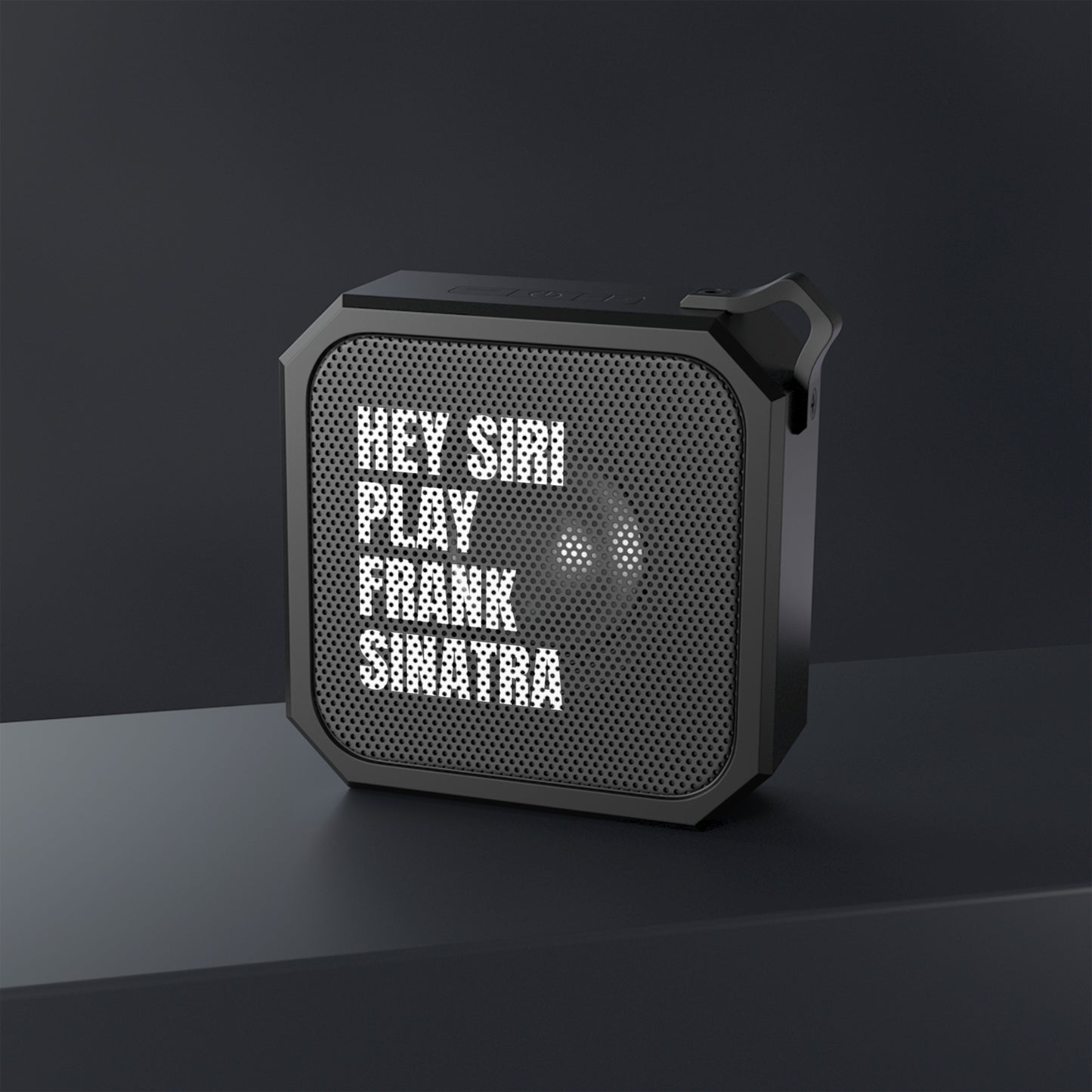 "Hey Siri, Play ______" Customizable Bluetooth Speaker