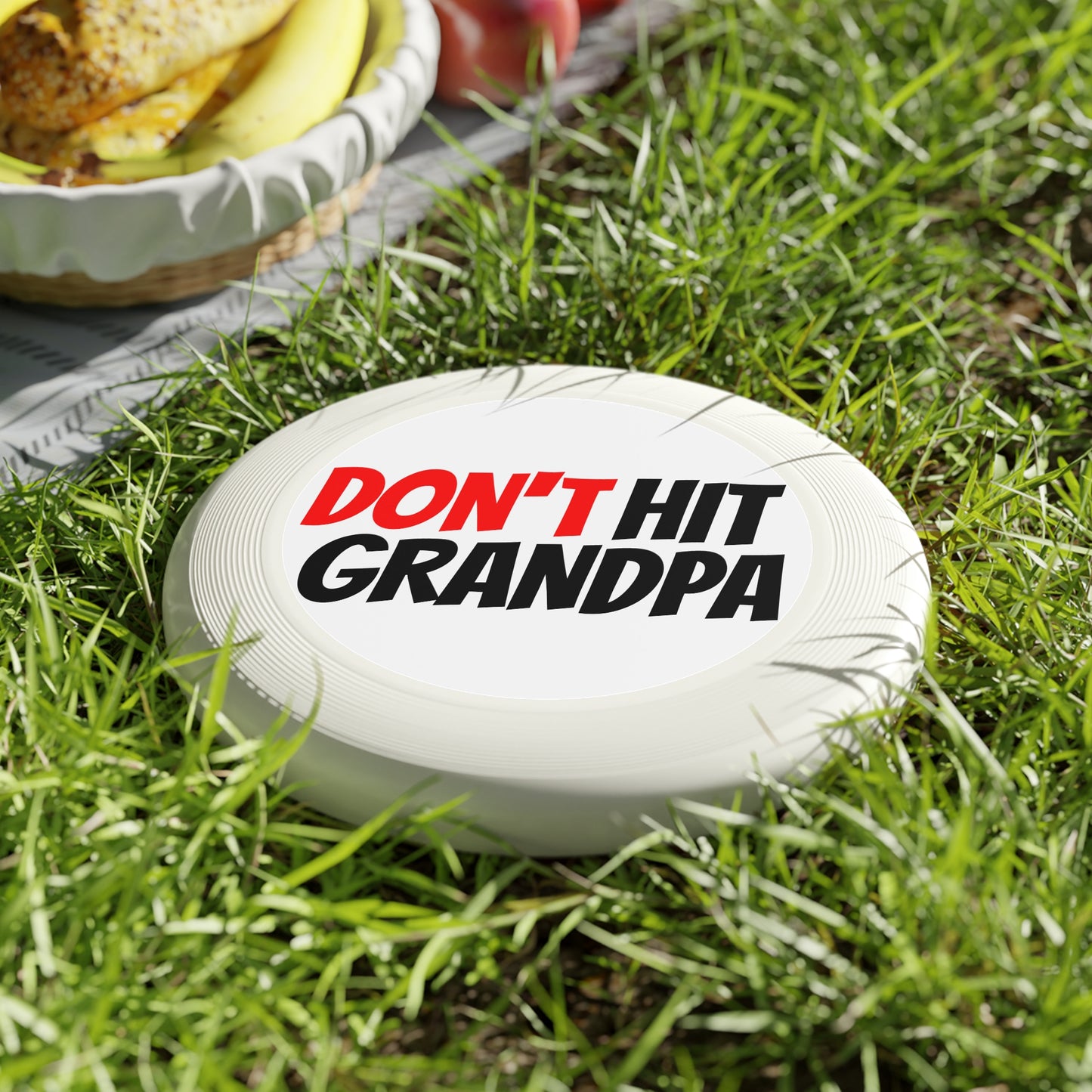 "Don't Hit Grandpa" Frisbee