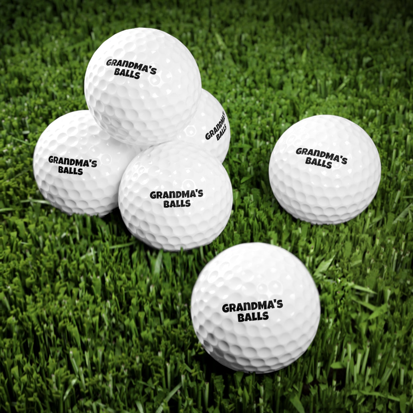 Grandma's Balls - Golf Balls, 6pcs