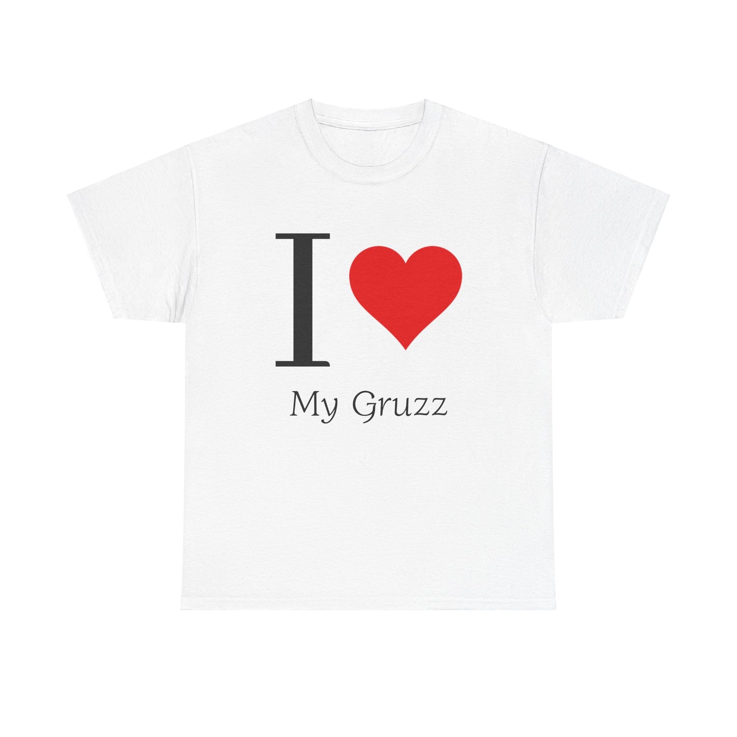 "I Love My Gruzz" Unisex Heavy Cotton Tee